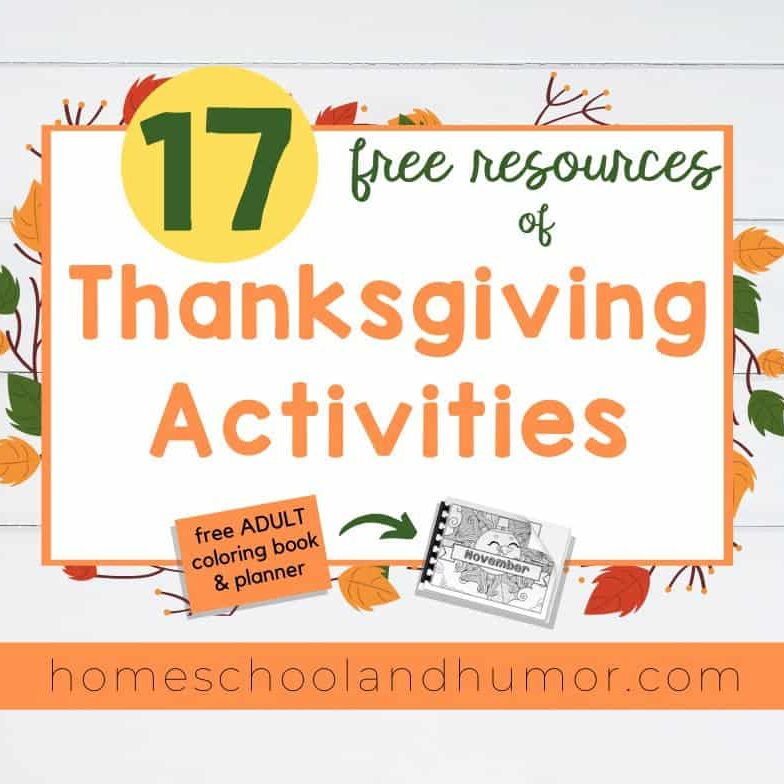 17 free resources of Thanksgiving Activities