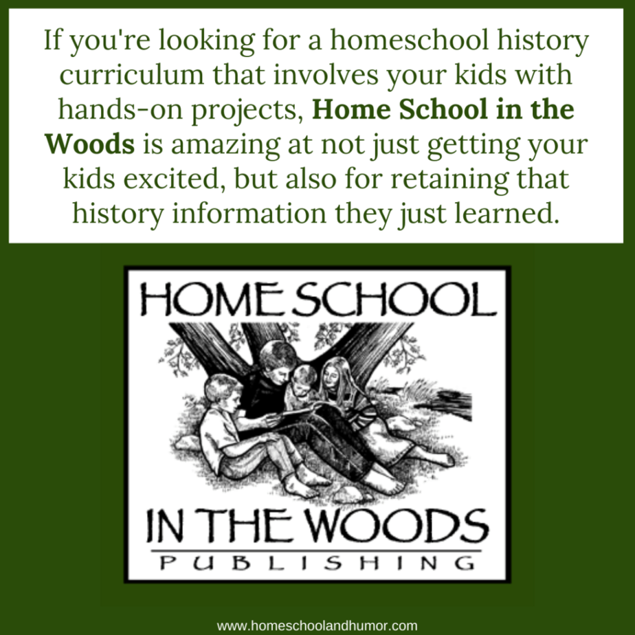 Home School in the Woods Shout Out - hands-on projects