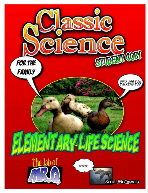Free Elementary Life Science downloadable textbook by Mr. Q