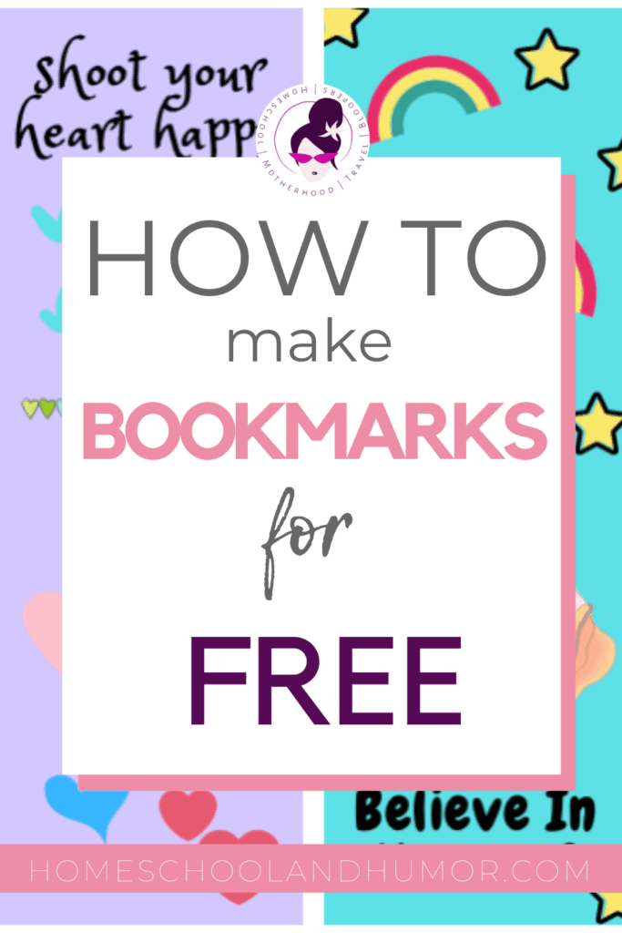Learn how to make bookmarks for free! With this simple and quick guide, I show how I quickly create 4 bookmarks with my daughter. Plus, grab these bookmarks for free! #howtomakebookmarks #howtomakebookmarksforfree