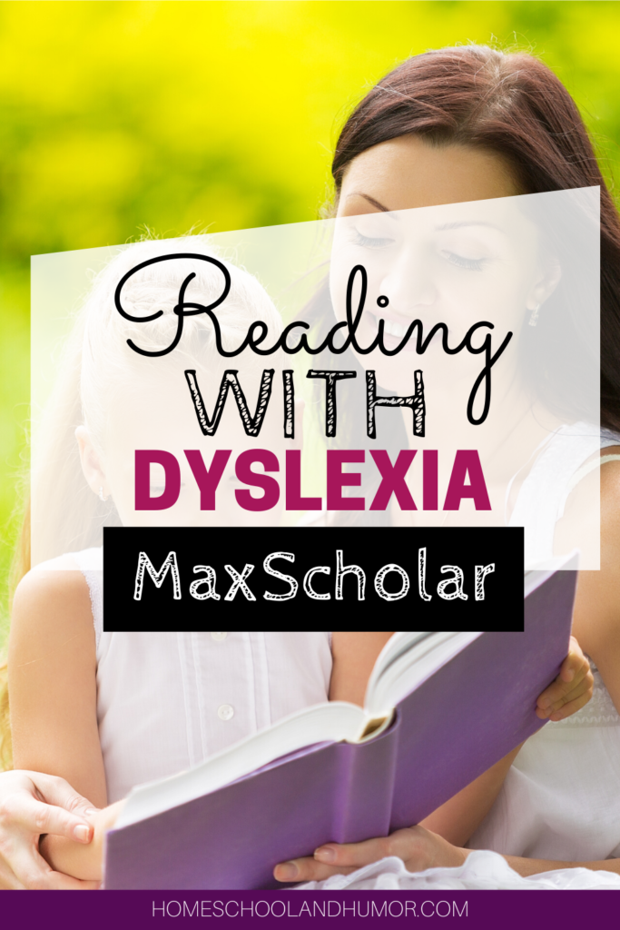 If you have a struggling reader or a child with a learning deficit, MaxScholar was specially designed for these students to excel in reading! The programs within its annual subscription include MaxPhonics, MaxWords, MaxVocab, MaxBios, MaxPlaces, MaxMusic, and MaxReading. Read on for a full review of MxScholar, an exciting reading intervention program! #readingprogramsfordyslexia #readingwithdyslexia #dyslexia #homeschoolreadingprogram #readinginterventionprogram