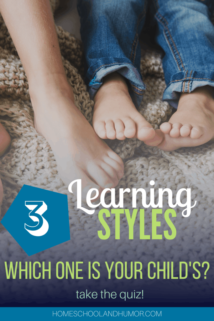 Discover your child's learning style and apply this style to your homeschool. By knowing your child's learning style, your child will THRIVE in homeschool by using the curriculum and resources meant for them and fits their needs! Read on or take the quiz within! #homeschool #learningstyles