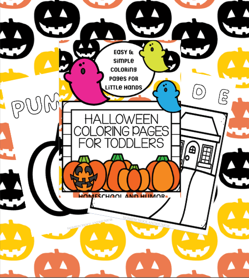HALLOWEEN COLORING PAGES FOR TODDLERS