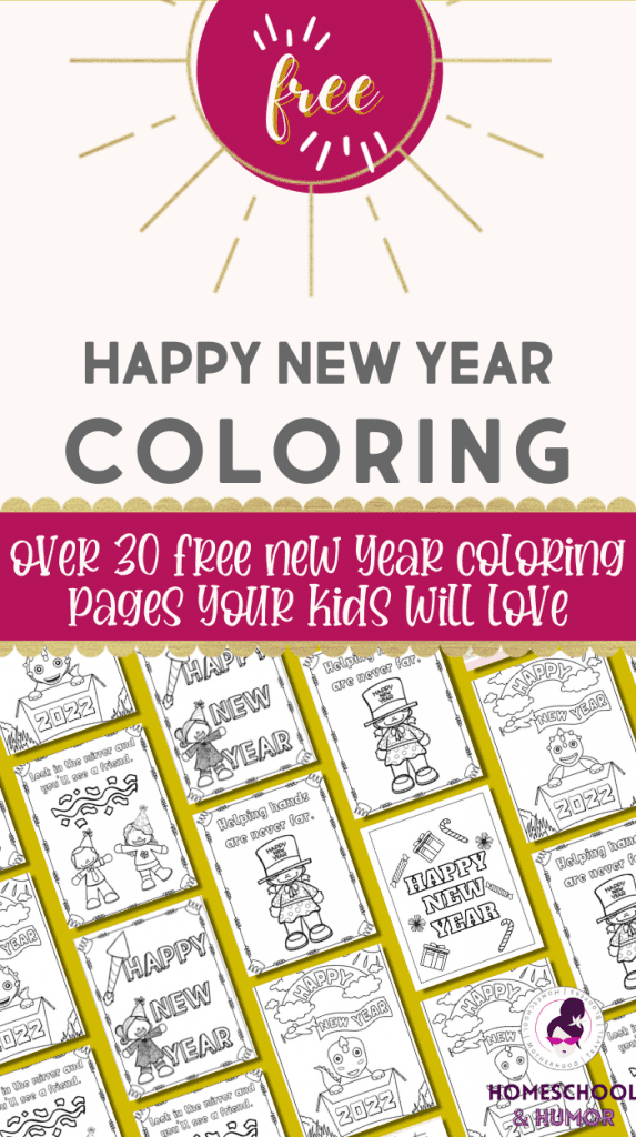 Looking for fun things to do with the kids on new year's eve? Here are some ideas, plus over 37 free coloring pages!