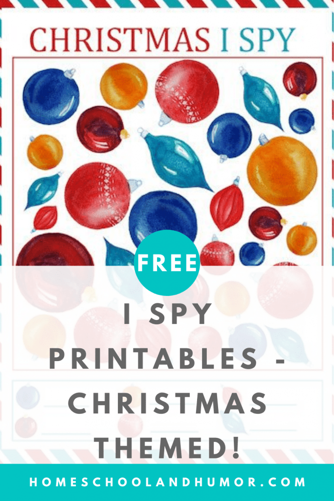 I Spy printables are so much fun for kids and they're a great way to continue developing critical skills. Grab these 5 Christmas i spy printables games here!