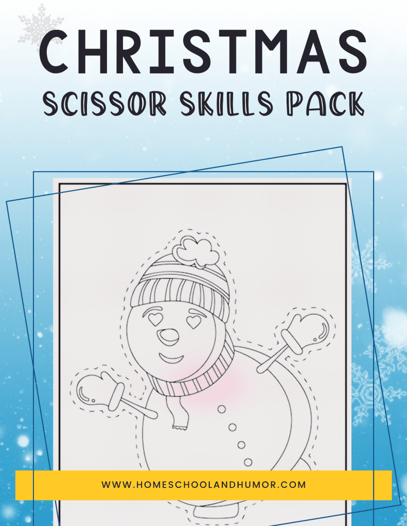 Christmas Scissor Skills Printables!