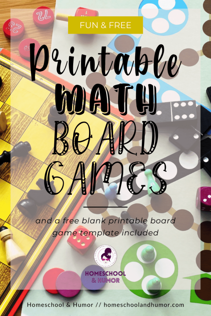 If your kids enjoy playing games and want to learn math at the same time, check out these printable math board games for addition and subtraction! Includes a blank board game templates with variations to make your own board games!