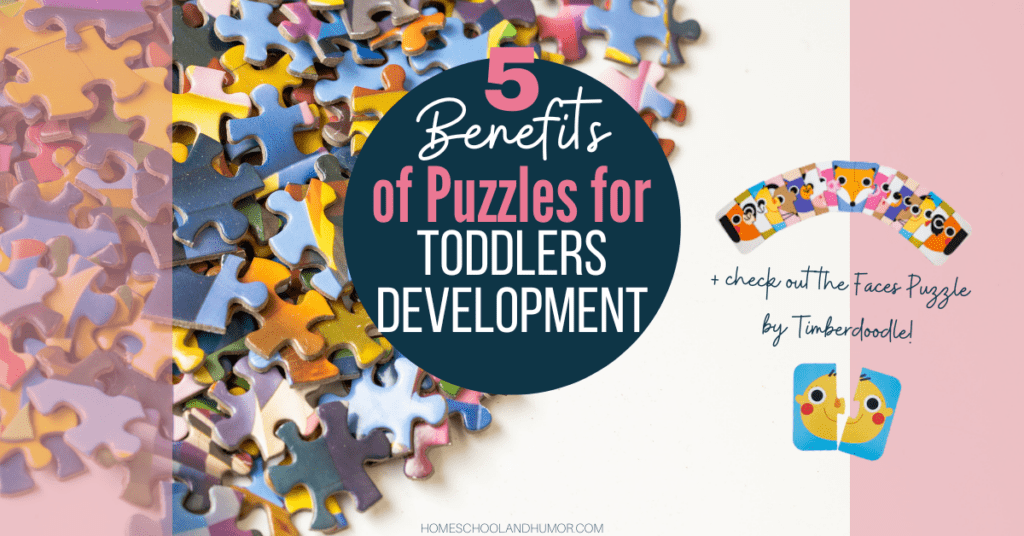Looking for matching puzzles for toddlers? Wonder why puzzles are do important for little ones? Check out this best puzzle for toddlers called Faces Puzzle that will help your little one's fine motor skills and spatial awareness! Plus, learn all the benefits of puzzles for toddlers!