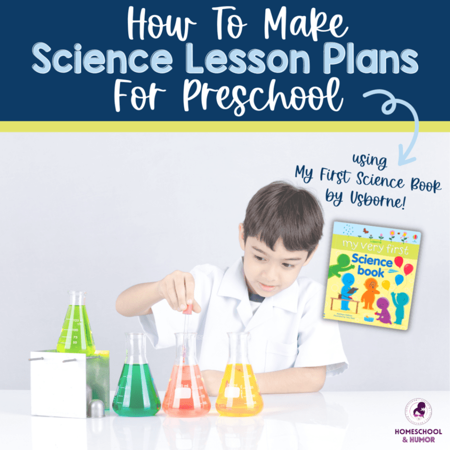 how to make science lesson plans for preschool with my first science book