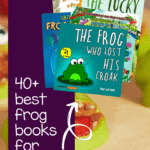 Frogs are so popular with preschoolers and there's no shortage of great frog books for kids to read. From counting frogs to frog story books about frogs in the rain forest to learning about their life cycle, you have 40 frog books for preschool here in this book list that will have your little one hooked on and super intrigued about frogs. Check out this list of 40 frog books for preschoolers and while you're at it, download the free frog life cycle books preschool activity!