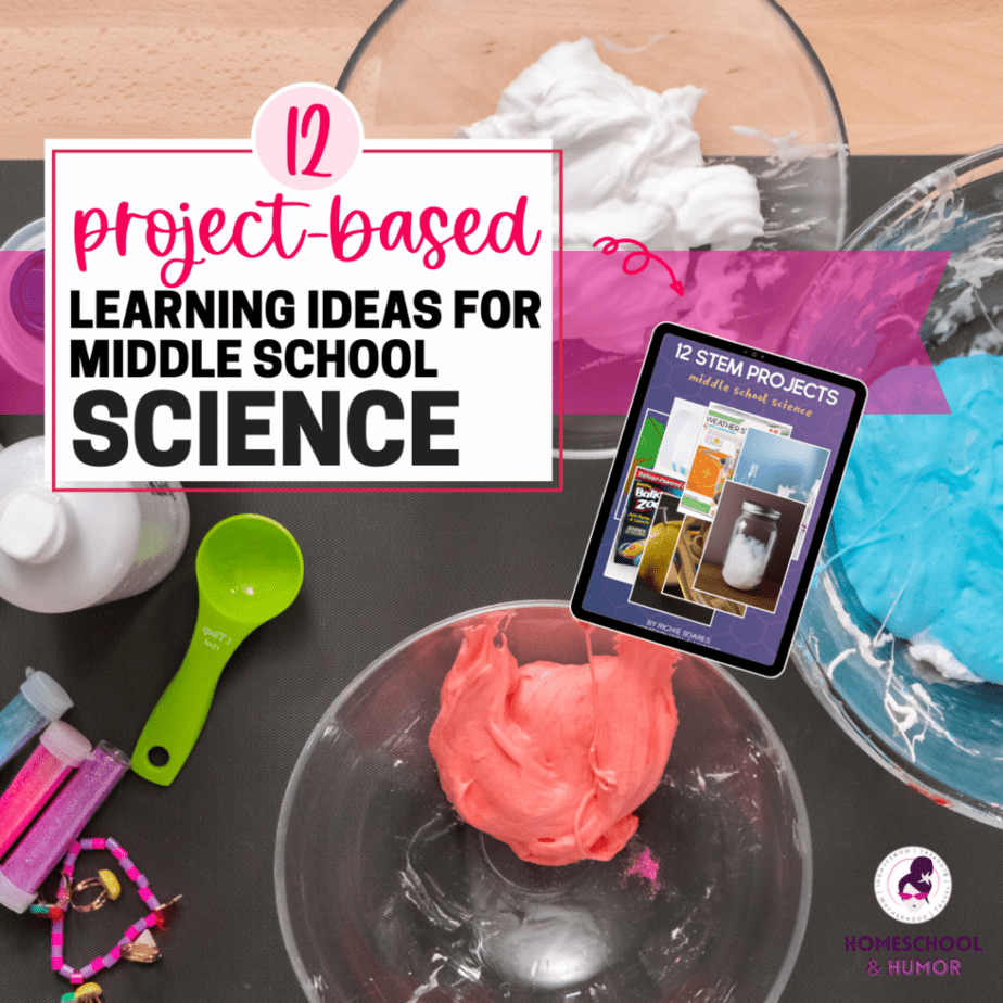 Looking for a new way to teach science to your middle school kiddos? Check out these project-based learning ideas for middle school science the entire family will love doing together. You can also make project based learning lesson plans for each one with these suggested extension activities included!