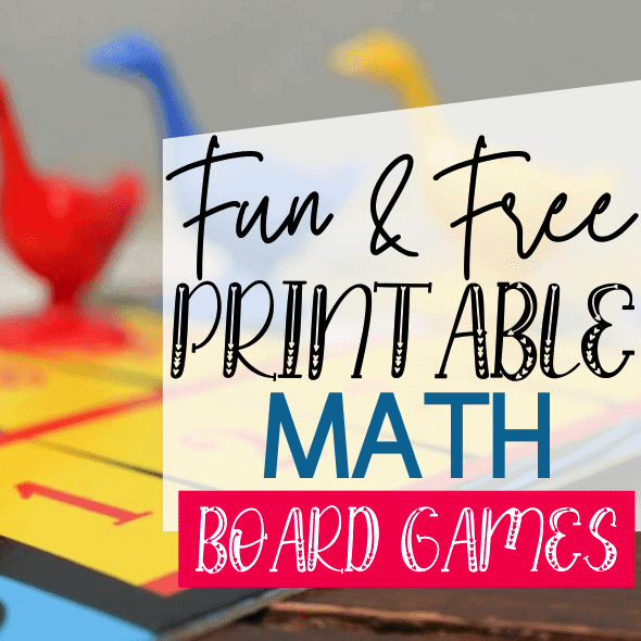 printable math board games