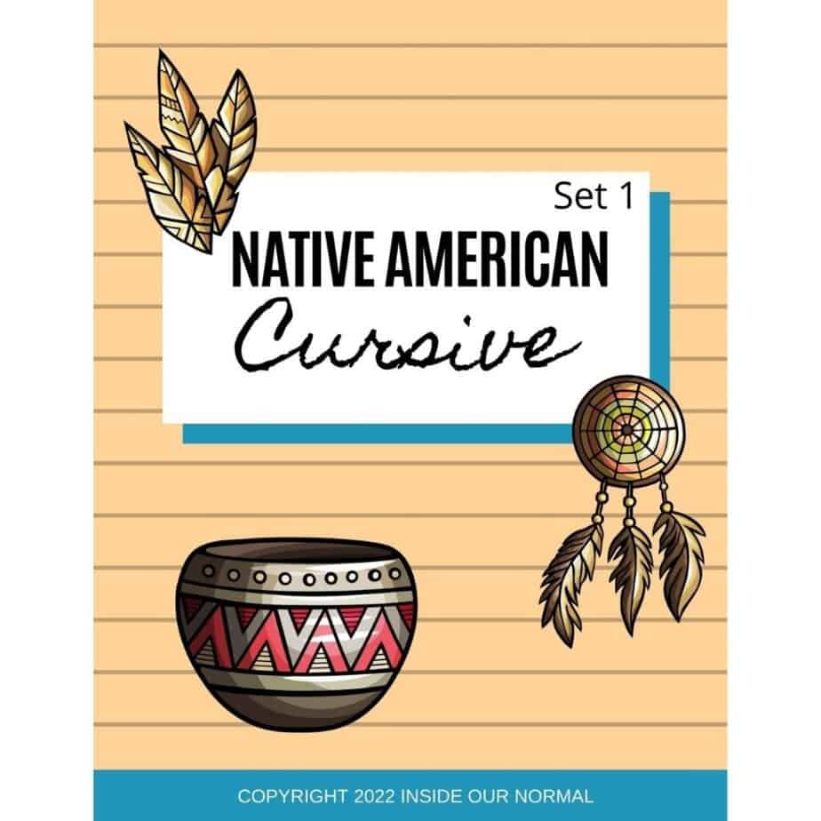 Native American Cursive packet