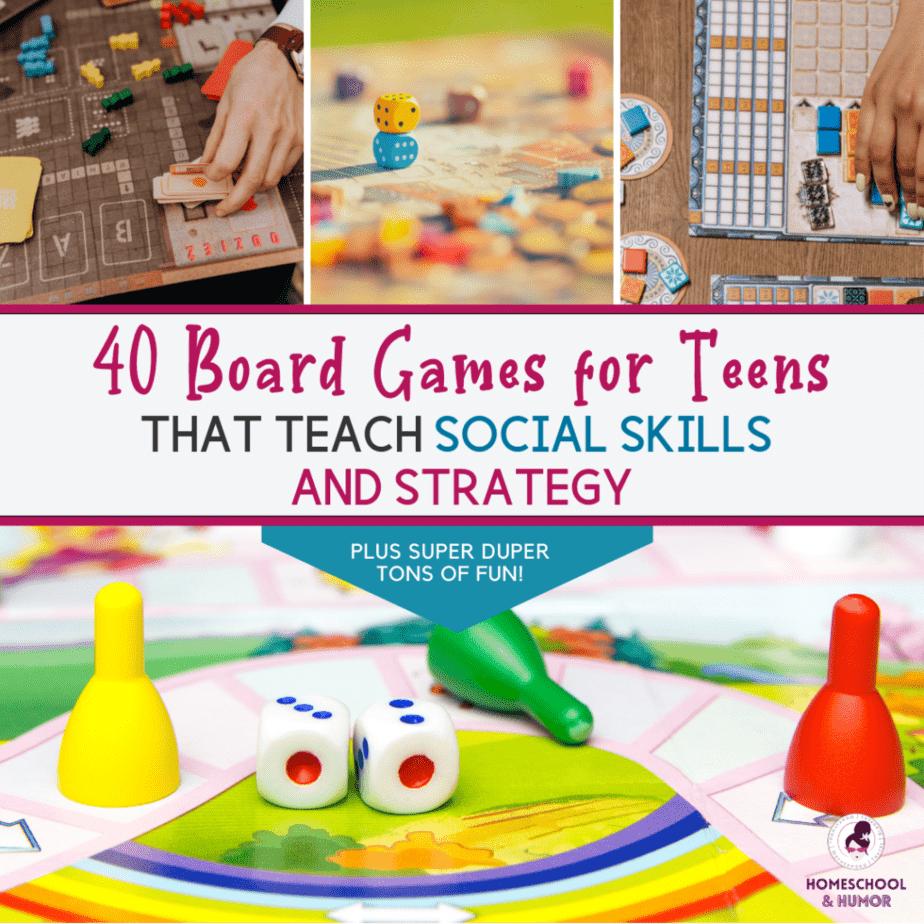 Are you looking for fun ways to engage your teen and teach them important life skills? Check out this list of 40 incredible favorites, where these board games for teenagers or tweens form a great way to develop self-confidence, communication skills and problem solving abilities in your teen! Plus has tons of fun!