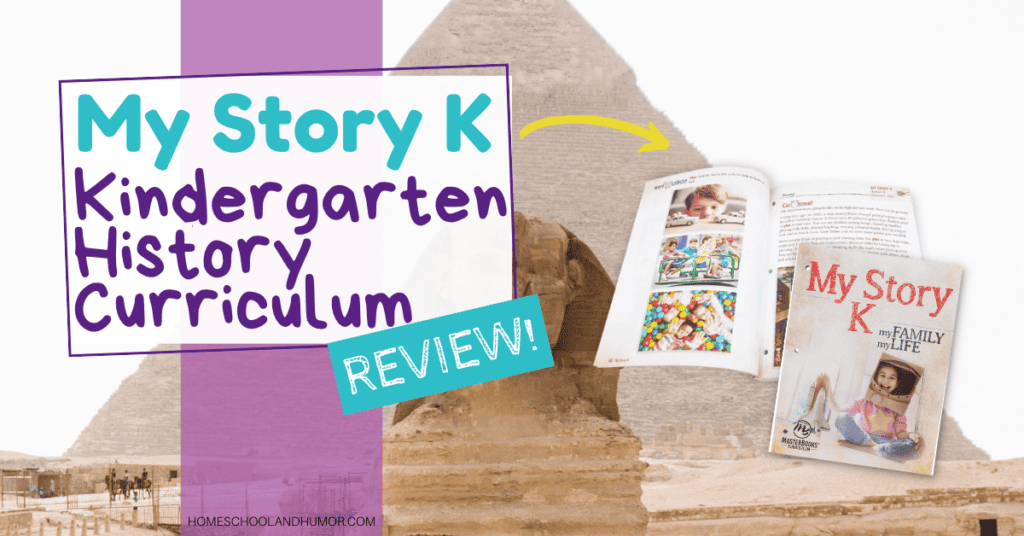 My Story K review - kindergarten history curriculum book