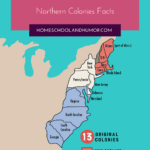 Studying about the colonies during the Colonial Era in your homeschool history lessons? Discover some fun, interesting northern colonies facts from the American Colonial Era here! Learn the history, people, and geography of New England fun facts and how it shaped us to today! Perfect to add into your history homeschool curriculums!