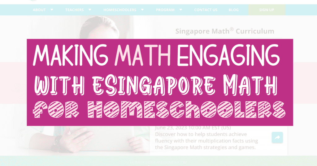 esingapore math featured image