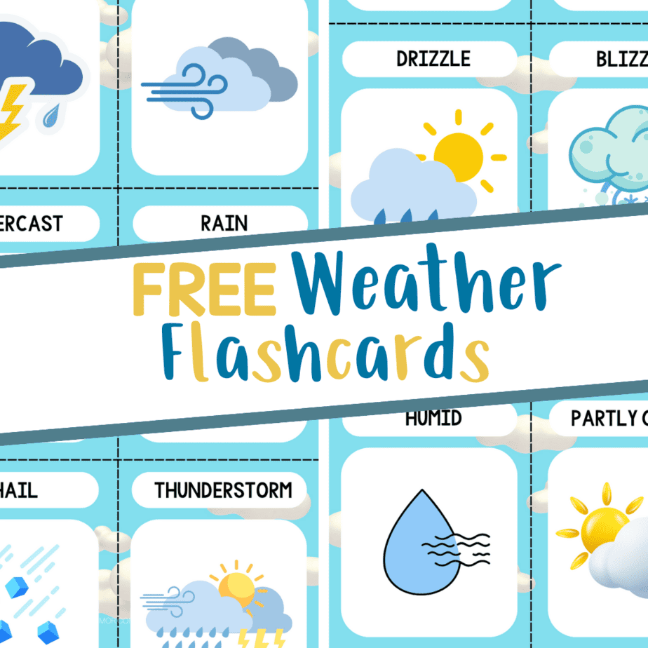 FREE Weather Flashcards Featured Image